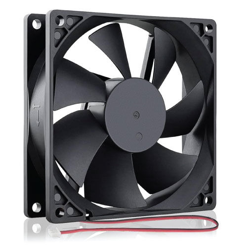 1pcs 120mm / 5inch DC Brushless Fan 12V 2-Pin Circulation Fan Automatic Incubator Blower Cooling Fan Air Ventilation Fan Exhaust Fan Best for 3D Printer, Blower Fan, DIY Project, cooling Fan Computer Laptop PC