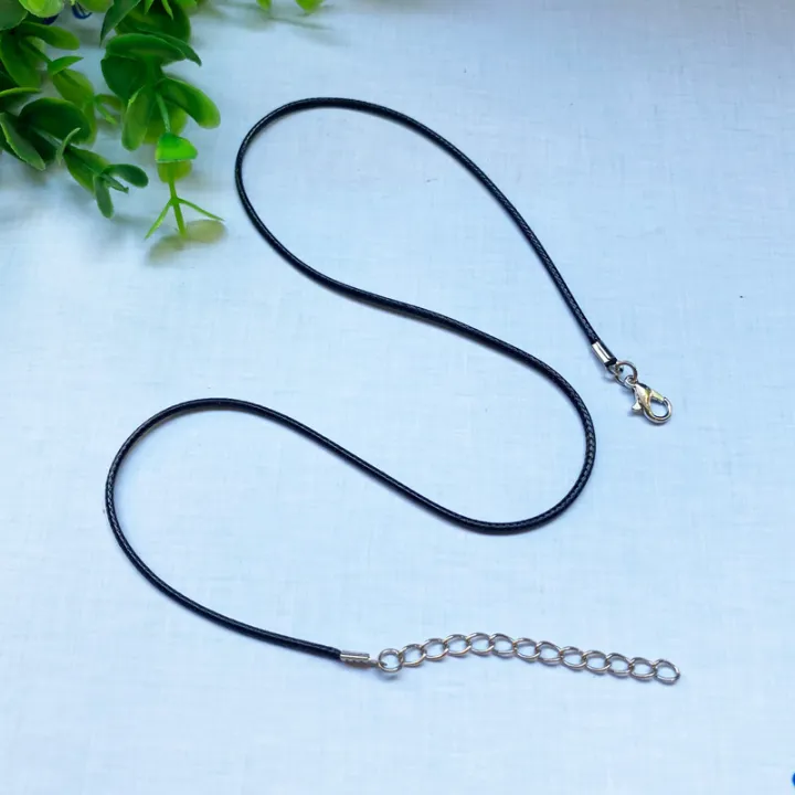Black%20Leather%20Cord%20Necklace%20With%20Sterling%20Silver%20-%20Image%203