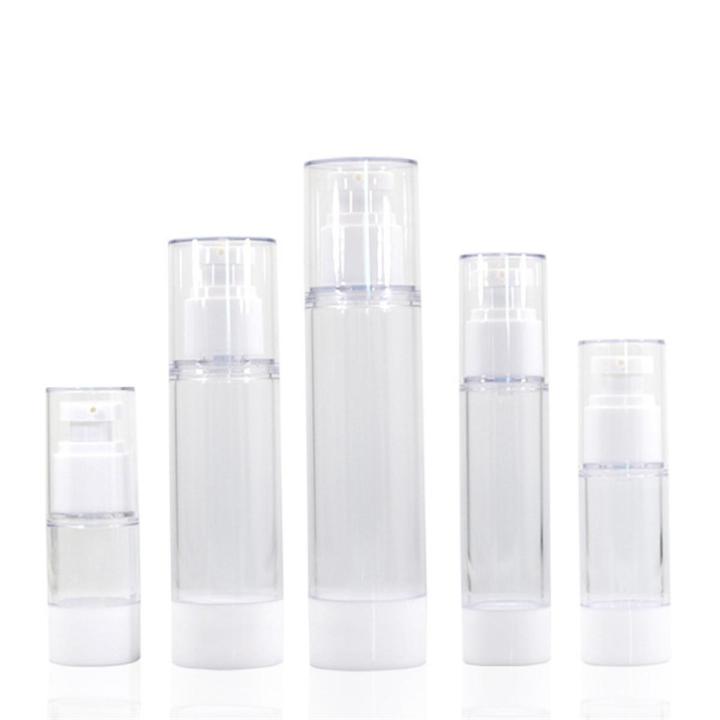 15ml 30ml 50ml 80ml 100ml Empty Serum Bottles Vacuum Pump Bottles AS Plastic Lotion Sub-Bottling With PP Cream Airless Bottle