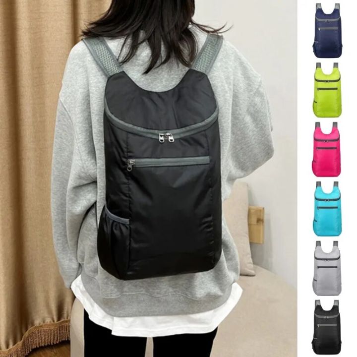Lightweight Portable Foldable Backpack Waterproof Backpack Folding Bag Ultralight Outdoor Pack For Women Men Travel Hiking New