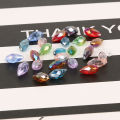 50Pcs Teardrop Austrian Crystal Loose Spacer Glass Beads DIY Jewelry Making For Bracelet. 