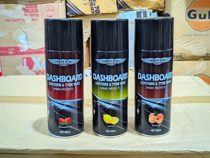 Botny Car/Bike Polished Dashboard With The Smell Of Lemon, Orange & Strawberry