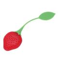 2pcs Silicone Tea Infuser Ball Pass Filter Tea Infuser Strainer Spoon Strawberry Variety.