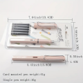 Jinhao 619 Fountain Pen Set with Black Ink - Medium Nib, Snap Cap Closure for School & Office Writing Supplies - Ideal Graduation Gift, Pen Set, Replaceable Ink. 