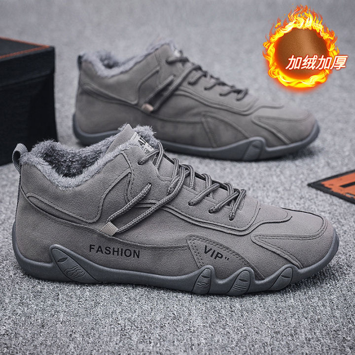 Five%20finger%20cotton%20shoes%202023%20winter%20fleece%20anti%20slip%20men's%20shoes%20mid-top%20youth%20casual%20warm%20cotton%20boots%20trend%20booties%20-%20Image%202