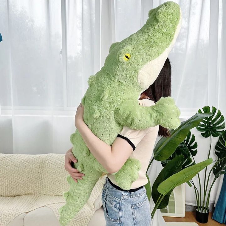 Soft%20Crocodile%20Plush%20Toy%20Fluffy%20Full%20Stuffed%20Animal%20Pillow%20Doll%20Jungle%20Green%20Giant%20Alligator%20Sofa%20Cushion%20Kids%20Birthday%20Gift%20-%20Image%204