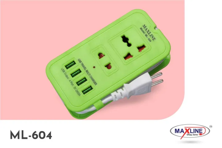 4USB%20Multi%20Plug%20Maxline%20ML-604%20Multiplug%202%20Port%20Extention%20Socket%206%20Feet%20Cable%20-%20Image%202
