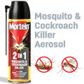 Mortein Aerosol 2 in 1 Mosquito & Cockroach Killer 400ml. 