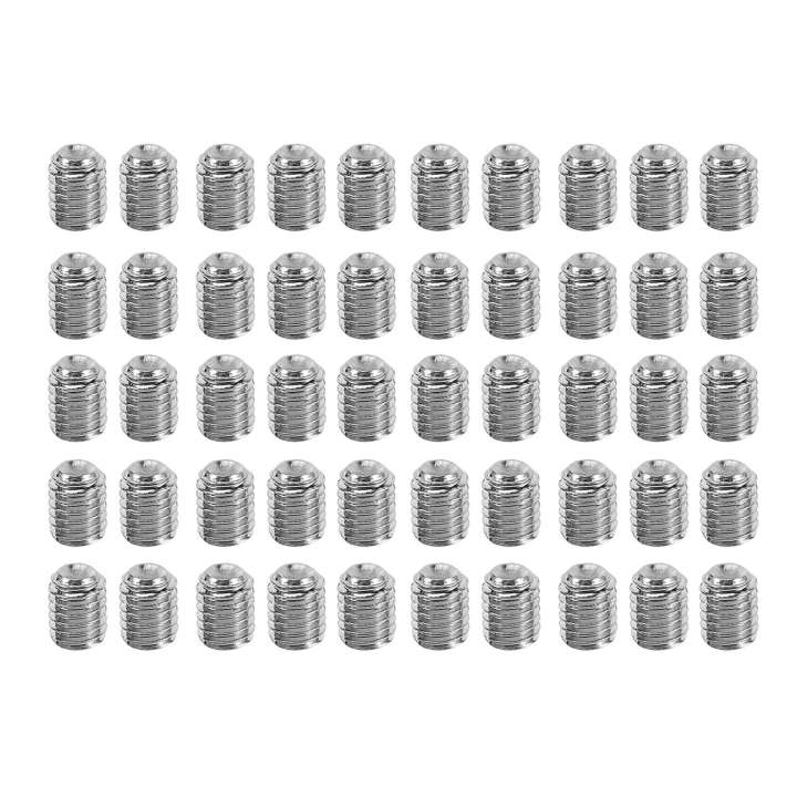 M3x4mm Stainless Steel Hex Socket Set Cap Point Grub Screws 50pcs