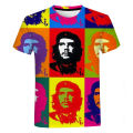 2023 New Great Famous Hero Che Guevara Printed 3D T-Shirt Men Fashion Casual Tshirt Trendy Streetwear Oversized T Shirt Tops. 
