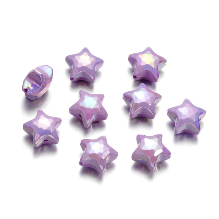 St.kunkka%204pcs/Set%2018.7x19.5mm%20Fantasy%20Color%20Star%20Shaped%20Bead%20Acrylic%20Loose%20Spacer%20Beads%20For%20DIY%20Jewelry%20Making%20-%20Image%208