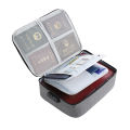 Document storage box, household multi-layer certificate, passport card holder, multi-functional archive document storage bag, family storage bag. 