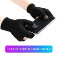 1Pair Mobile Gaming Gloves Touch Screen Gaming Finger Thumb Sleeve Gloves Unisex Sweatproof Anti-slip Breathable Gaming Gloves.