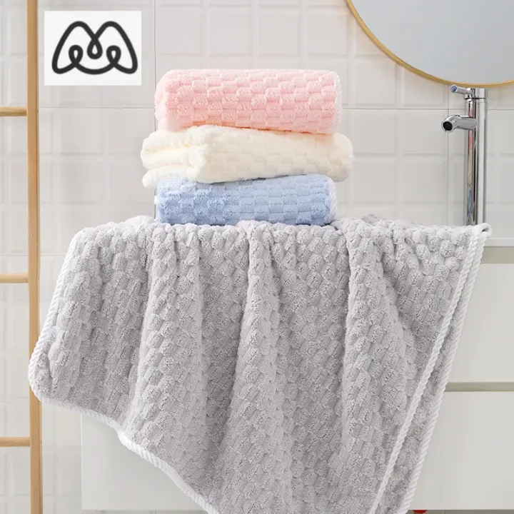 MARUAA-%20Microfiber%20Bath%20towel%20sets%20coral%20fleece,%201%20pcs%20Bath%20towel%2080*150%20cm,%201%20pcs%20Face%20towel%2038*80%20cm,%20high%20absorbent,%20Quick%20dry%20-%20Image%203