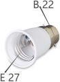 B22 to E27 Edison Screw LED Bulb Base Socket Converter Adaptor Fitting Extender Holder Energy Saving Lamp. 