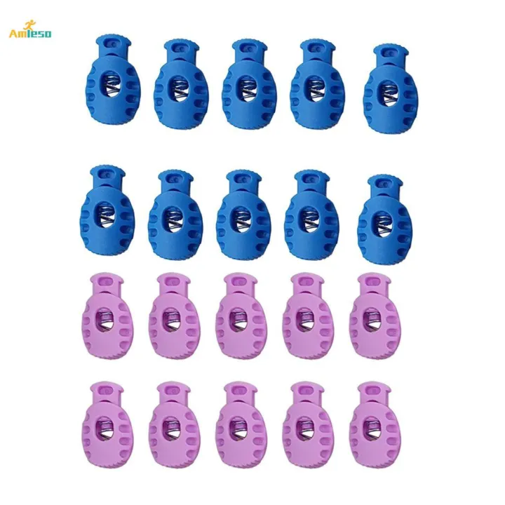 10pcs%20Bungee%20Cord%20Lock%20End%20Spring%20Stop%20Toggle%20Stoppers%20Blue%20-%20Image%202