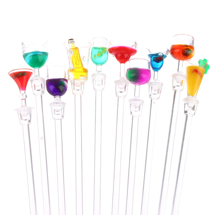 5pcs%20Coffee%20Stir%20Sticks%20Cocktail%20Stirrers%20Blender%20Frother%20Plastic%20Glass%20Mixed%20Drink%20Mixer%20Bar%20-%20Image%203