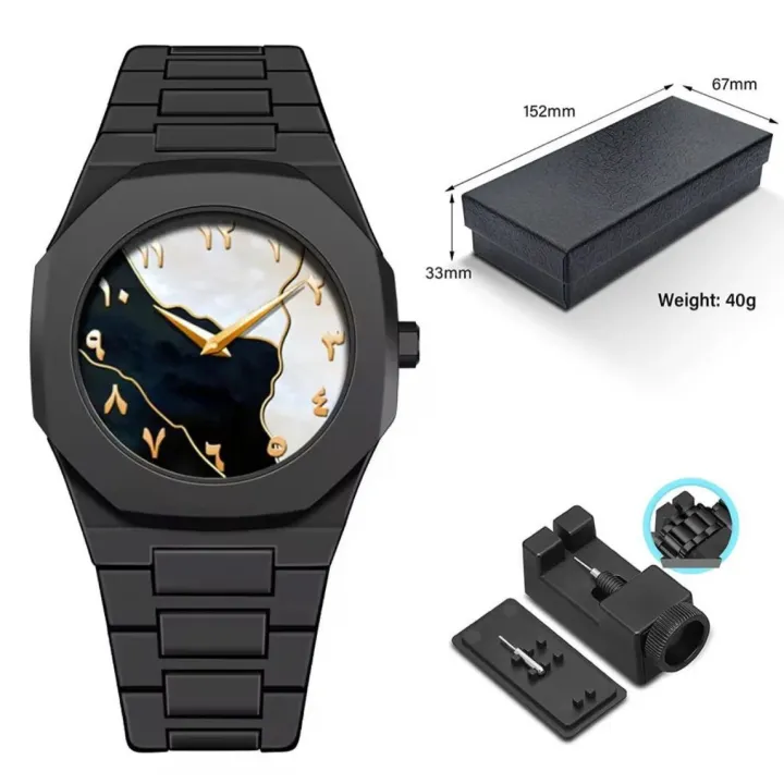 Time%20Lover's%20Arabic%20Watch%20Waterproof%20Men's%20Quartz%20Watch%20Black%20PC%20Plastic%20watch%20for%20men%20-%20Aura%20Arabic%20Watch%20-%20Black%20-%20Image%207