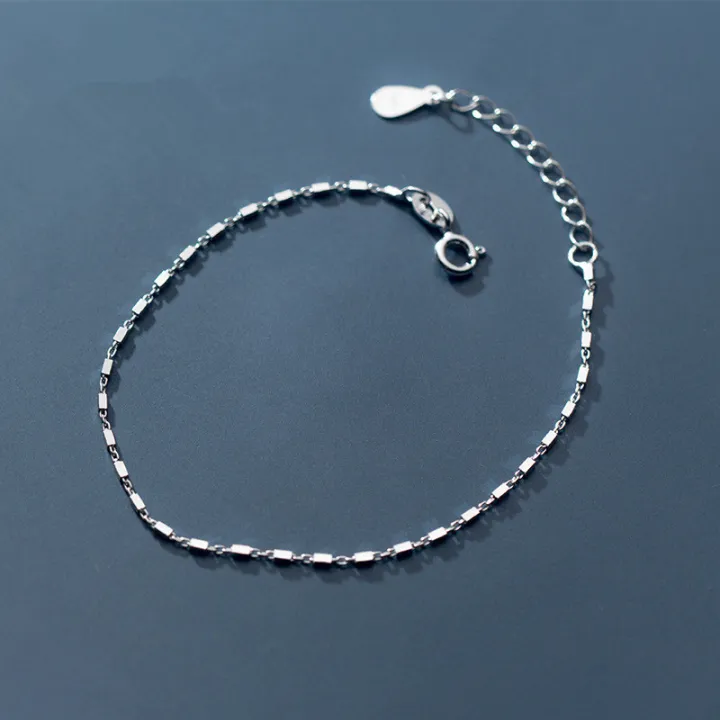 WANTME%20Real%20925%20Sterling%20Silver%20Simple%20Geometric%20Square%20Cuban%20Chain%20Charm%20Bracelet%20for%20Fashion%20Women%20Chic%20Jewelry%20Accessories%20-%20Image%206