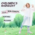 Cute Kids Raincoat Wateproof Children Rain Poncho Rain Coat Jacket With Backpack Position Student RainWear Coat for Boy Girl.