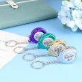 FineGoodWell Innovative And Practical 2m Delicate Multipurpose Measure Gift Small Steel Ruler Portable Mini Cute Keychain Tape Measure. 