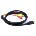 1080P HDMI-Compatible Male S-Video To 3 RCA AV Audio Cable W/SCART To 3 RCA Phono Adapter.
