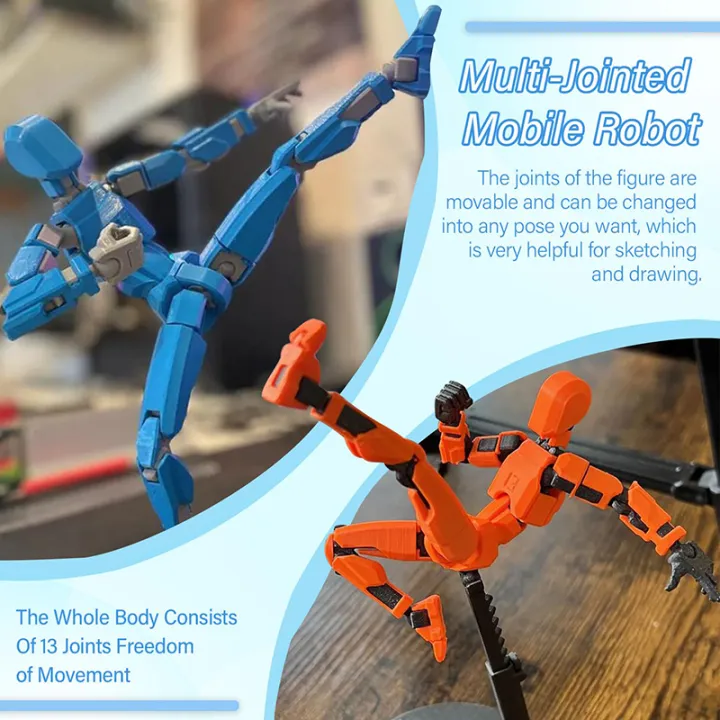 3.0%20Multi-Jointed%20Movable%20Shapeshift%20Robot%203D%20Printed%20Mannequin%20Dummy%20T13%20Action%20Figures%20Toys%20Kid%20Adult%20Home%20Decor%20Ornament%20Gift%20-%20Image%202