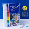 Acrylic marker pen 12 colors 48 colors 60 colors 80 colors water-based color pens for students art animation hand-painted graffiti pens. 
