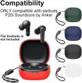 Anker Soundcore P20i Only cover Premium Artificial Carrying cover Earbuds Protective Cover Box For Buds Soft Silicone Bluetooth Headphone Cover.