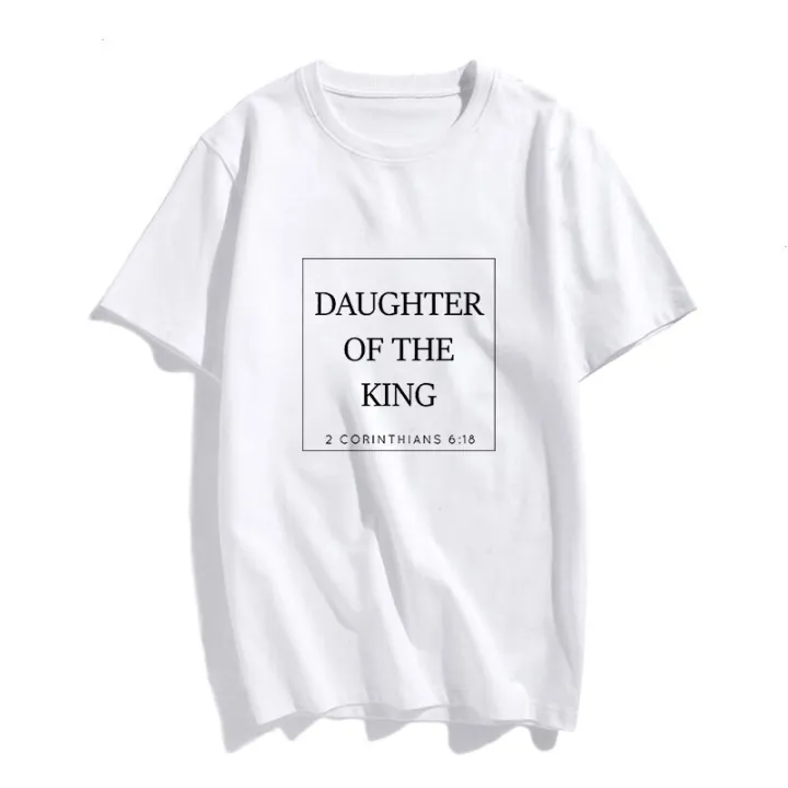 Christian%20T-Shirt%20Daughter%20of%20The%20King%20Letter%20Print%20Cute%20Women%20T-Shirt%20Jesus%20Shirt%20Harajuku%20Graphic%20Top%20Female%20Women%20T%20Clothes%20-%20Image%207