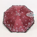 Fashionable and trendy design polister print umbrella. 