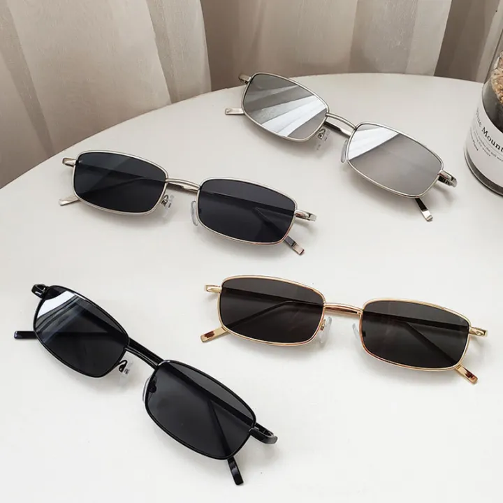 New%202024%20Korean%20Small%20Metal%20Square%20Frame%20Sunglasses%20for%20Male%20Accessories%20-%20Image%205
