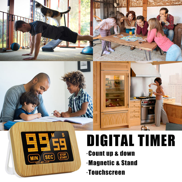 KOGEEK%20Digital%20Kitchen%20Timer%20Magnetic%20Countdown%20Clock%20Large%20Display%20Touchscreen%20Count%20Up%20and%20Down%20Timer%20with%20Retractable%20Bracket%20for%20Cooking%20Kids%20Gym%20Games%20Classroom%20-%20Image%207