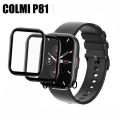 Colmi P81 Smart Watch Screen Protector Glass, Anti-Scratch Ultimate Protection for Your Watch.