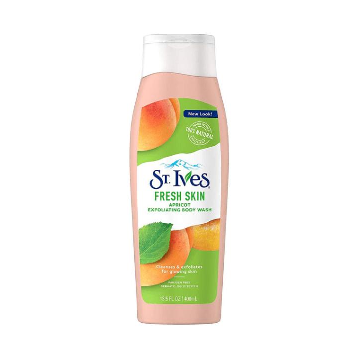 St. Ives Fresh Skin Apricot Exfoliating Body Wash 400ml