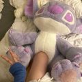 GIANT SIZE Purple Stitch Plush Toys Cartoon 25.