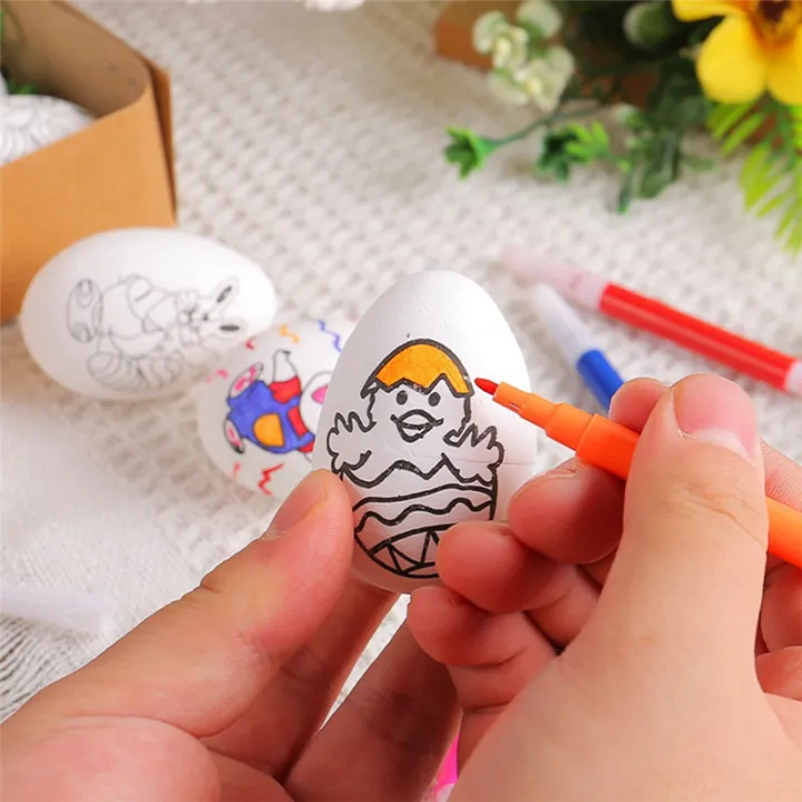 6%20Pcs%20Easter%20DIY%20Hand-Painted%20Eggs%202024%20Cartoon%20Eggs%20Children'S%20Handmade%20Gift%20Easter%20Egg%20Painting%20Kit%20-A%20-%20Image%207