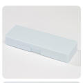 19.3*6.3*2cm Pencil Case Lightweight Plastic Transparent Pen Box PP Stationery Holder for School Supplies Desk Organization Student Gear Office Use Art Storage.
