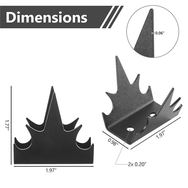 Intruder%20Deterrent%20Fence%20Wall%20Spikes%2012%20Fence%20Spikes,%20Anti%20Climb%20Hardware,%20Bird%20Repellent%20Easy%20Install%20Easy%20to%20Use%20-%20Image%203