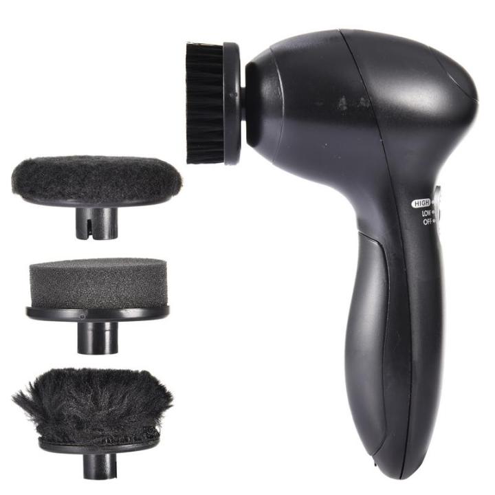 Electric Shoe Shine R 4 Multi-purpose Shoe Shiner Hand Held Useful Automatic Electric Shoe Brush Shine Polisher Portable