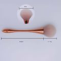New Single Rose Gold Small Waist Makeup Brush, Powder Brush, Powder Brush, Beauty Tool, Pink Goblet. 
