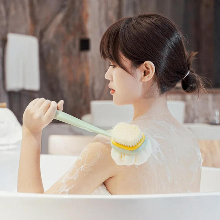Long%20Handle%20back%20scrubber%20for%20shower%20Lightweight%20Single%20Piece%20Non-slip%20shower%20brush%20Soft%20Hair%20Doubleside%20bath%20brush%20long%20handle%20for%20shower%20for%20Home%20Bathroom%20Body%20Care%20Adults%20Skin%20Exfoliation%20Personal%20Hygiene%20-%20Image%202