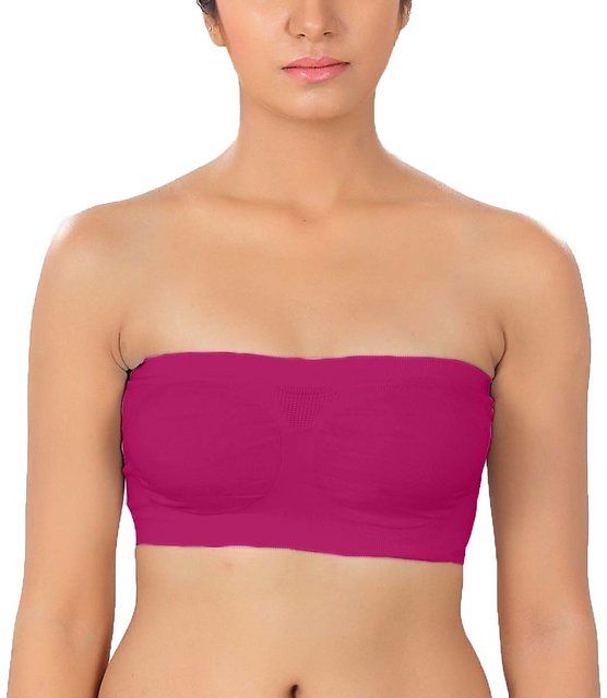 Imported Soft Cotton Comfortable Strapless Tube Bra for Women (One Piece)