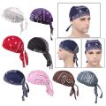Unisex Women Men Bandana Hat Cotton Unisex Durag Print Cap Breathable Chemo Turban Fashion Headwrap Headwear Pirate Head Scarf. 