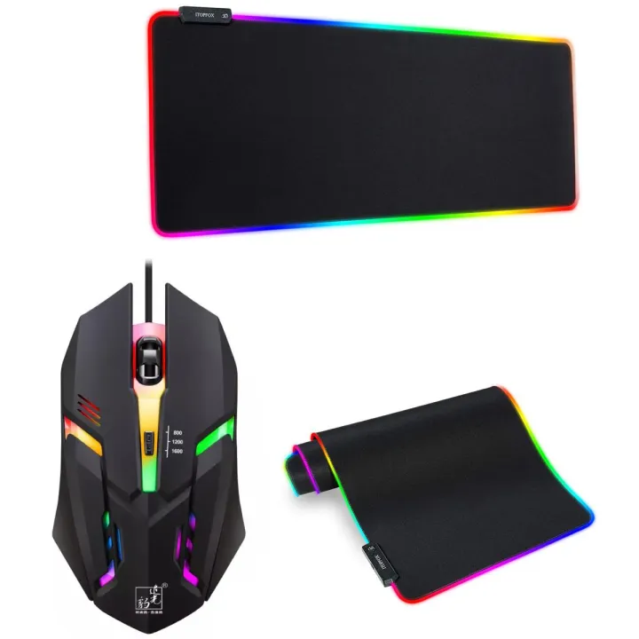 COMBO%20PACK%20RGB%20Mouse%20+%20RGB%20Mouse%20Pad%20Set,%20RGB%20Glowing%20Wired%20Gaming%20%20Mouse%20Combos%20For%20Desktop%20Laptop%20PC%20Gamer%20-%20Image%202