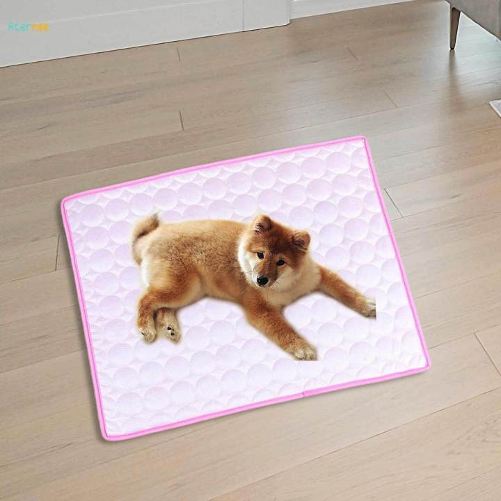 Dog%20Cooling%20Mat%20Dog%20Bed%20Sleeping%20Pad%20Cooling%20Cushion%20for%20Car%20Puppy%20Floor%20Outdoor%20,%20pink%20XL%20-%20Image%204
