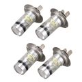 2 Pair High Power LED H7 Bulb 100W 20LED Car Fog Light Lamp Headlights 6000K White. 
