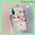 Chenyyka For Xiaomi Redmi Note 10 Pro Max Case Cartoon Happy Rabbit Lovely Little Monster Camera Lens Soft Clear Shockproof Phone Cases Transparent Casing Silicone Protective Cover.
