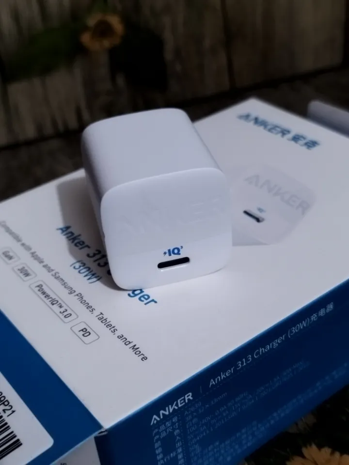 Anker 30W Nano 3 GaN USB-C Fast Charger | Foldable Plug, PPS Support, Compatible With Phones & Tablets