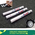 White Marker Pen, Permanent oil based fast drying marker.